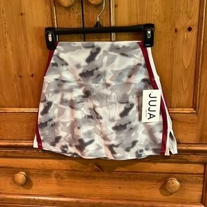 Wear It To Heart grey camouflage athletic skort